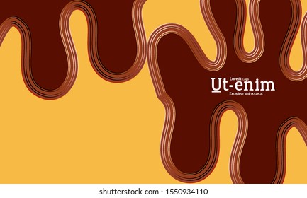 Abstract web templates with wavy embossed gradient shapes on gradient background. Social media web banner or landing page. Fluid lighting effect with smooth liquid colors.