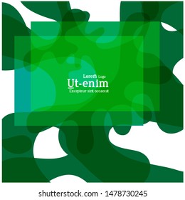 Abstract web templates with wavy overlapping gradient shapes on bright colored background. Social media web banner or landing page. Fluid lighting effect with smooth liquid colors. 