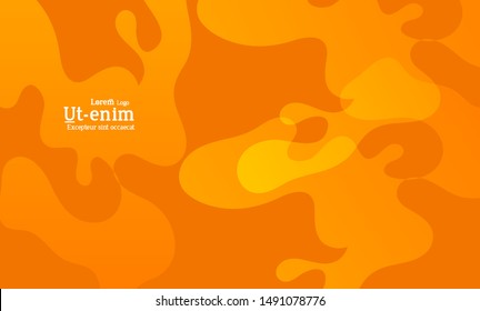 Abstract web templates with wavy overlapping gradient shapes on bright colored background. Social media web banner or landing page. Fluid lighting effect with smooth liquid colors. 