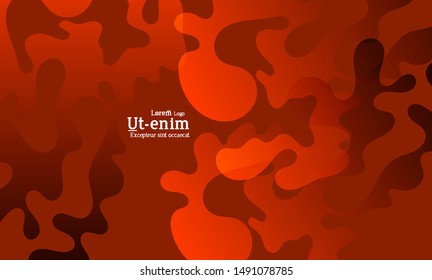 Abstract web templates with wavy overlapping gradient shapes on bright colored background. Social media web banner or landing page. Fluid lighting effect with smooth liquid colors. 