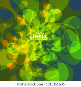 Abstract web templates with wavy overlapping gradient shapes on bright colored background. Social media web banner or landing page. Fluid lighting effect with smooth liquid colors. 