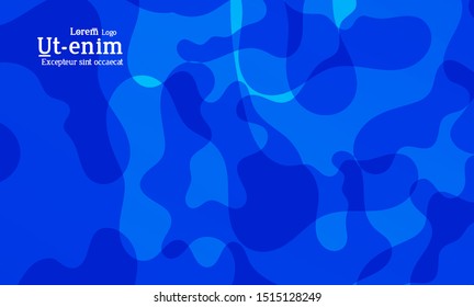 Abstract web templates with wavy overlapping gradient shapes on bright colored background. Social media web banner or landing page. Fluid lighting effect with smooth liquid colors. 