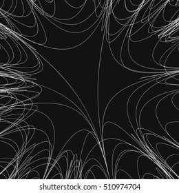 abstract web. Thin chaotic line background.