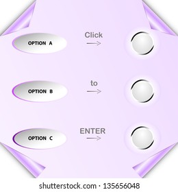 Abstract web violet light design