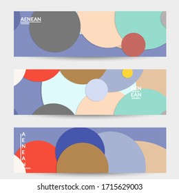 Papel pintado abstracto con formas geométricas superpuestas de corte de papel. Pancarta antigua. Arte con objetos de fondo vectoriales de color retro. Diseño de material. Patrón geométrico artístico. Ilustración vectorial. 