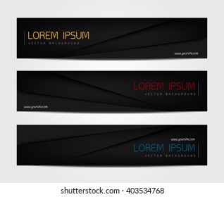 Abstract Website banner design background