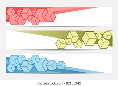 abstract website banner or header