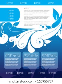 abstract website foliage elegant background illustration. eps10 vector format