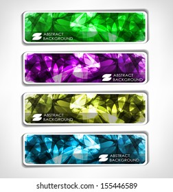 Abstract Website header 