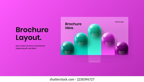 Abstract website screen vector design illustration. Unique monitor mockup web project concept.