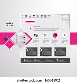 Abstract Website Template 