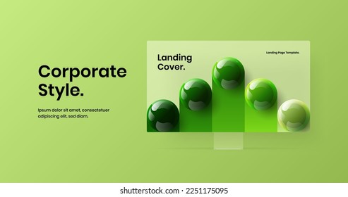 Abstract website vector design template. Clean computer display mockup web banner concept.