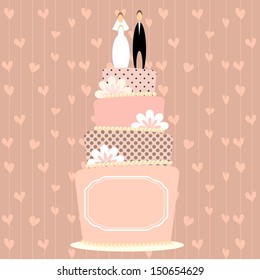 Abstract wedding background with place for your text