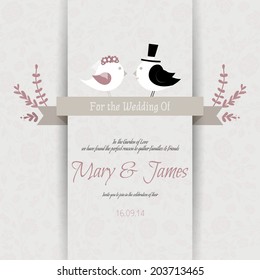 abstract wedding background with some special objects