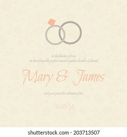 abstract wedding background with some special objects