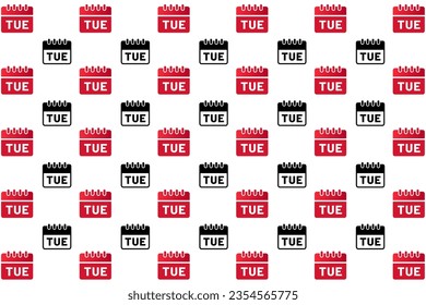 Abstract Week Day Tuesday Pattern Background, can be used for business designs, presentation designs or any suitable designs.