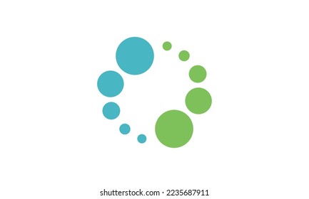 Abstract Wellness Logo. Usable for Nature, Cosmetics, Healthcare and Beauty Logos. Flat Vector Logo Design Template