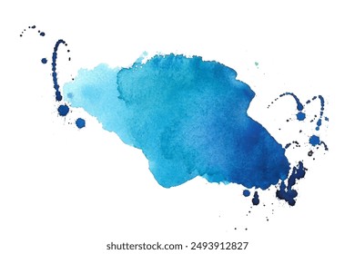 texture abstraite et bleue mouillée, arrière-plan  Image vectorielle