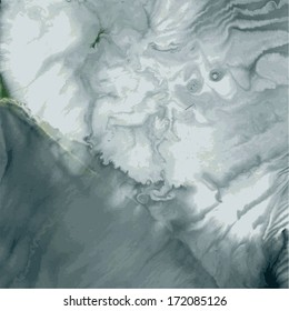 Abstract wet dark vector monotype