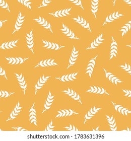 Abstract wheat vector illustration background pattern