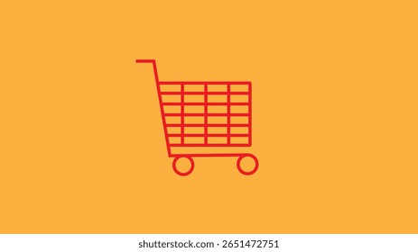 Abstract wheels for products icon,shopping cart icon simple.