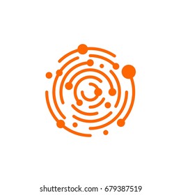 Abstract Whirlpool Logo Template Illustration Design. Vector EPS 10.
