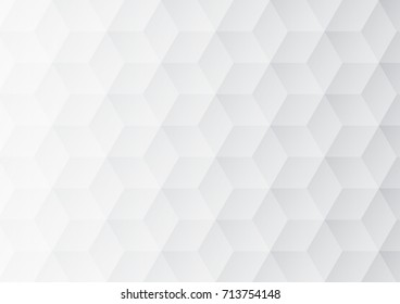 Abstract White 3D background , background can used for wallpaper or design , vector.
