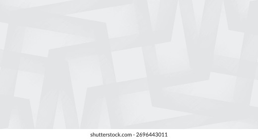 Abstract white 3d banner design background