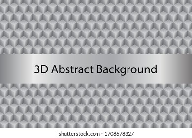 Fondo de los cubos geométricos 3D blancos abstractos