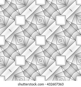Abstract white 3d texture - seamless background.