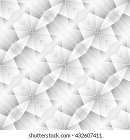 Abstract white 3d texture - seamless background.