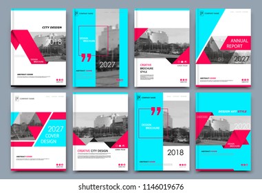 Abstract white a4 brochure cover design. Fancy info banner frame. Modern ad flyer text. Annual report binder. Title sheet model set. Fancy vector front page. City font blurb art. Red line figure blue