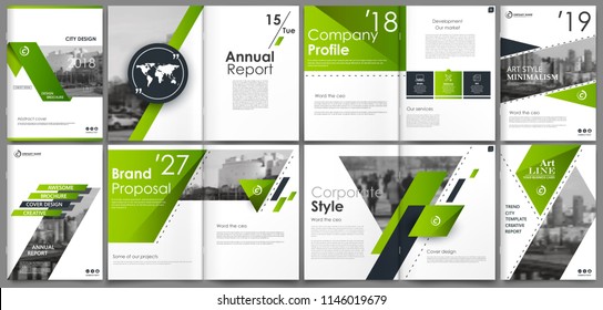 Abstract white a4 brochure cover design. Fancy info banner frame. Modern ad flyer text. Annual report binder. Title sheet model set. Fancy vector front page. City font blurb art. Green line figure.