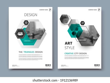 Abstract white a4 brochure cover design. Fancy info banner frame. Modern ad flyer text. Annual report binder. Title sheet model set. Fancy vector front page. City font blurb art. Green line figure