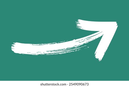 Abstract white arrow pointing upward on teal background. Dynamic and modern design element. - Powered by Shutterstock - Get 15% off with code: PIKWIZARD15