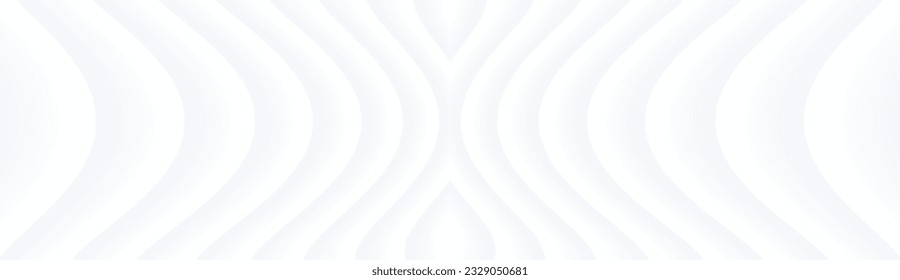 Abstract white background with 3d lines pattern,  architecture minimal white gray striped vector background illustration for business presentation, 3d architectural perspective design