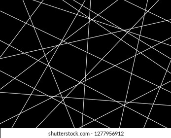Abstract white background with black lines