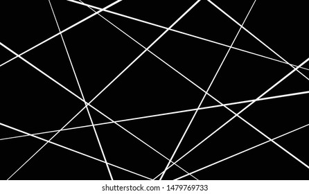 Abstract white background with black lines