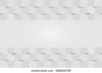 Resumen de fondo blanco con espacio en blanco para el diseño. Plantilla cuadrada de color blanco y gris para el diseño de sitios web y banners. Presentación comercial y powerpoint para el estuche y portada.