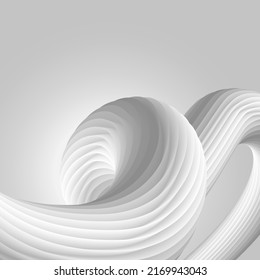 Abstract white background. Blend spiral background. The backdrop for business card, presentation.