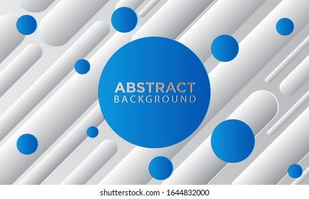 Abstract white background with blue circle. Design for wallpaper or web background.