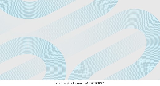 Fondo blanco Abstractas con líneas azules. Líneas mínimas. Patrón lineal geométrico. Diseño moderno para el folleto, la compañía, la cubierta, el Anuncio, el cartel, el Sitio web, el volante. Concepto de tecnología futurista.