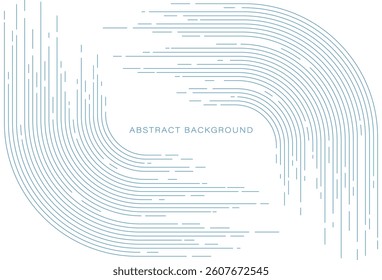Abstract white background with blue lines. Minimal lines design. Digital future technology concept. Suit for cover, poster, banner, flyer, brochure, website, booklet. Vector illustration