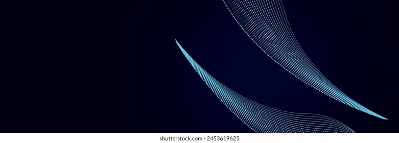 Abstract white background with blue and purple wave. Smooth wavy design element. Fluid gradient. Bright flow liquid shape. 