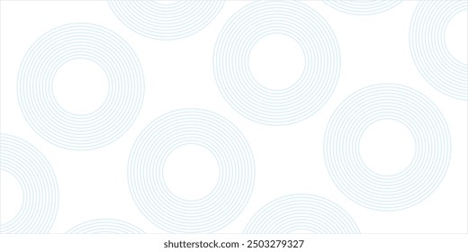 Abstract white background with bright blue circle vector. Clean minimal style. vektor