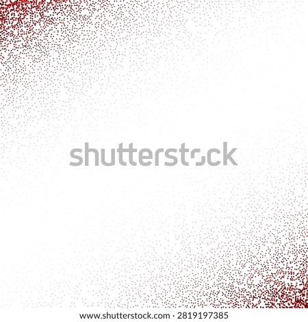 Abstract white background with bright red sparkles in opposite corners for decoration. eps 10