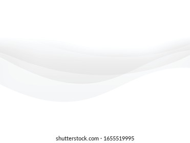 Abstract white background. Can be used in cover design, book design, website background, CD cover, advertising. Vector illustration.