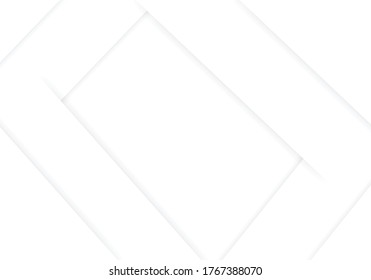 Abstrakter weißer Hintergrund. Kann in Cover-Design, Buchdesign, Website-Hintergrund, CD-Cover, Werbung verwendet werden. Vektorgrafik.
