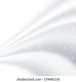 Abstract white background with Christmas snowflakes 