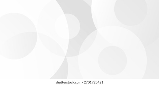 Fundo branco abstrato com linhas de círculo branco. Conceito de tecnologia do futuro digital arte simples moderna